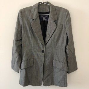 Vintage Burberry Blazer w/ shoulder pads